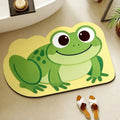Washable Microfiber Bath Mat Water Absorbent Rubber Non Slip Diatomite Bathroom Rug Floor Bath Mats