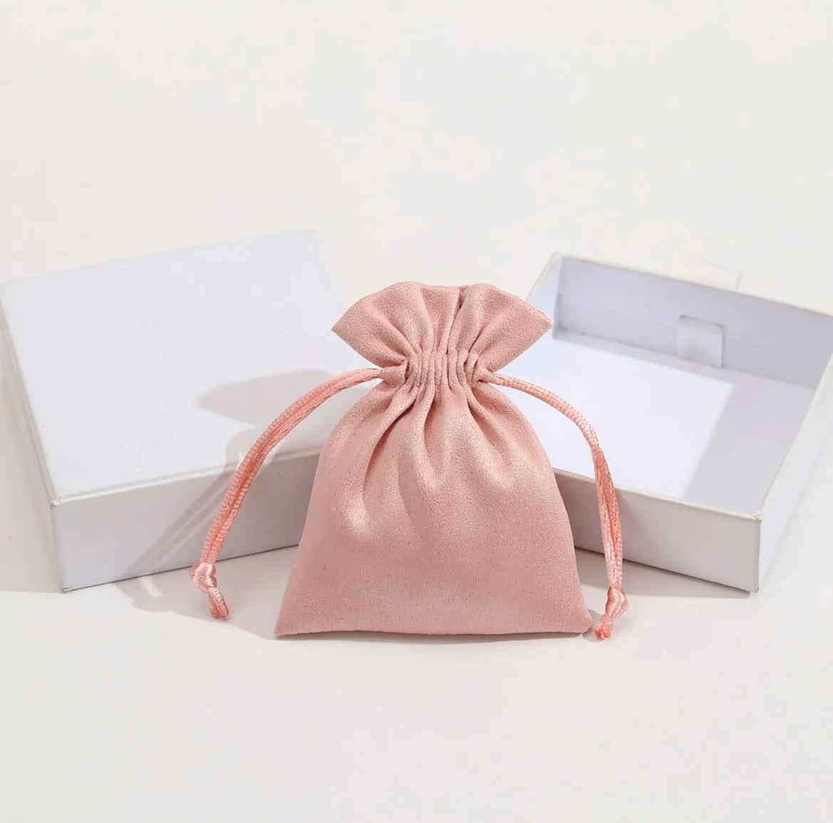 Custom Logo Print Velvet Shoes Packaging Bags Pouch for Clothing Fur Socks-Custom Sizes Available