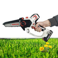 Vertak Built-in Oil Pot Handheld 6 Inch Mini Chain Saw Lithium Battery Self-tensioning 20v Mini-chainsaw for Marketing