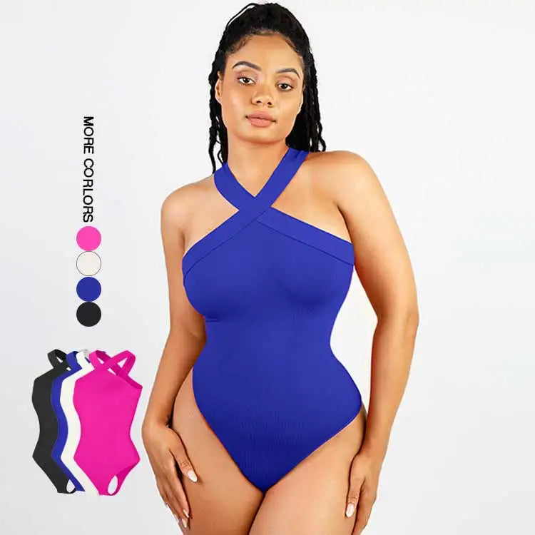 Hexin Women's Seamless Shapewear One Piece Tummy Control Bodysuit Wholesale Breathable Spandex Material