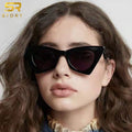 STORY GD67 New Arrival Luxury Sun Glasses Oversized Shades Custom logo Cat Eye Sunglasses Women Men