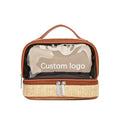 New Double Makeup Bag Wholesale Transparent Senior Toiletry Bag Cute Large Capacity Waterproof Storage Bag