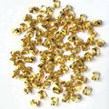 Handmade DIY Metal Beads Bracelet Pure Copper Plating Color Restrained Triangle Twist Bead Accessory