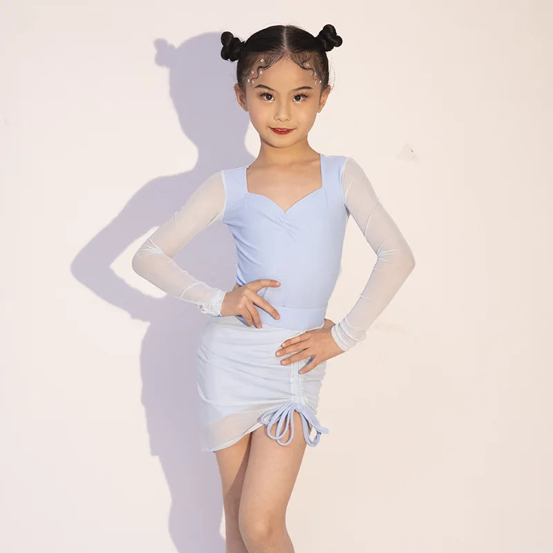 Practice Performance Dress New Latin Dance Clothes for Children