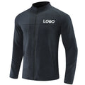 Dropshipping Men's Training Wear Blank Custom Logo Sport Wear Jacket Sweatsuit Zipper up Jackets for Men