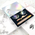 Custom Logo Printing Eyelash Packaging Box Glitter Pull Out Eyelash Tool Box Private Label Drawer Tool Box