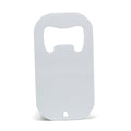 DIY Gifts Dog Tag Beer Bottle Opener for Sublimation Custom Stainless Steel Blank White Sublimation Bottle Opener Double Sided