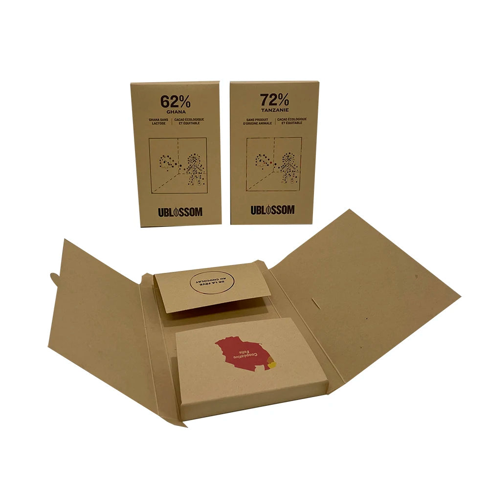 Custom Kraft Envelope Paper Boxes for Food & Chocolate Packaging