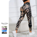 Tie Dye Seamless High Waisted Workout Leggings for Women Scrunch Butt Lifting Yoga Gym Athletic Pants