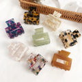 Manufacturer Wholesale Korea Design 5 CM Cellulose Clips Multi Color Available Fashion Mini Acetate Hair Claw Clips