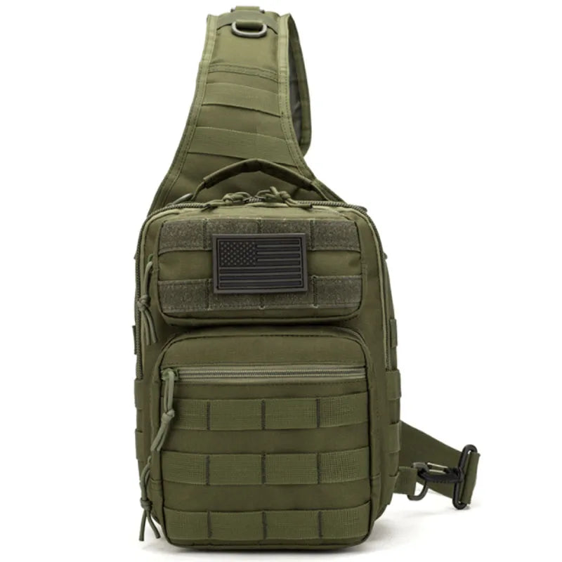 AYPPRO 20L Unisex Tactical Sling Backpack Waterproof Anti-Theft Single Pocket Design PVC for Men Women's Outdoor Adventure