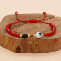 Go2boho Mexican Beach Charm Evil Eye Beaded Bracelet Women Pulsera Jewelry Boho Beach Handmade String Crystal Beads Bracelets MegaBDM