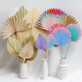 D73 Custom Home Office Wall Decor Boho Dried Palm Leaves Palm Leaf with Stem Small Dried Palms Plant Spears Fans