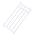 White Closet Organizers Expandable Closet Tension Shelf Rod Adjustable Metal Storage Rack Cabinet Organizer