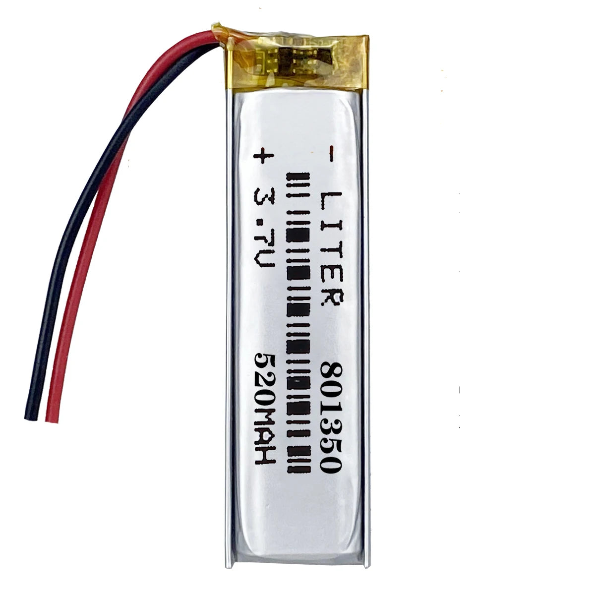 801350 3.7V 520mAh Li Polymer Battery With Pcb