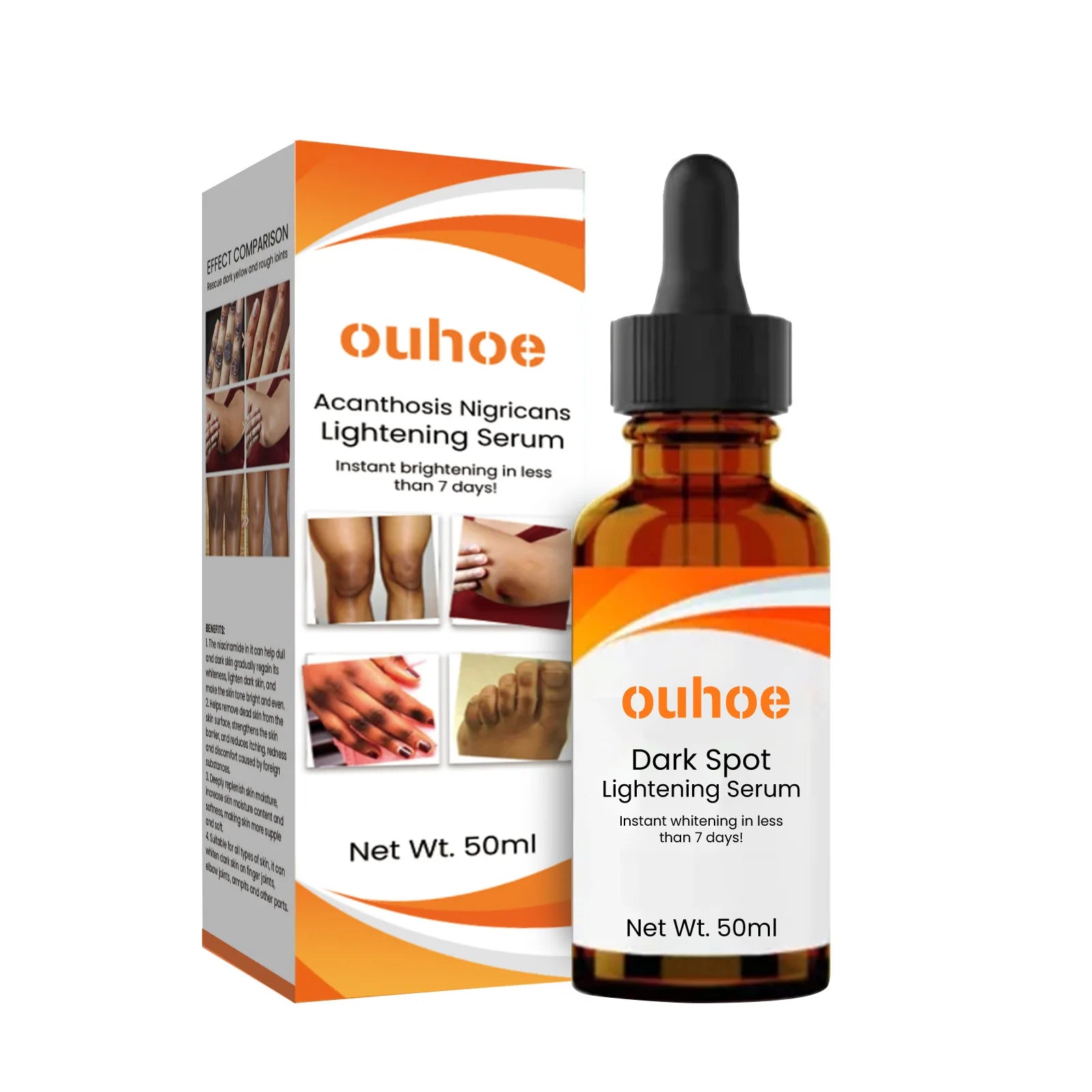 Hot Selling OUHOE Dark Spot Lightening Serum for Acanthosis Nigricans Fast Whitening Body Serum