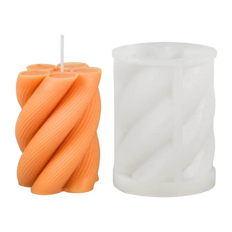 HY 3D Silicone Art Candle Mold Knot Shape Mold for Candle Making DIY Wax Soap Scented Candle Mold