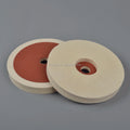 5'' 7'' Wool Wheel Red Support  Felt Polishing Wheel   Wool Polishing Wheel  for Marble Industry