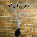 Hot Selling Outdoor Garden Courtyard Waterproof Floor Plug Landscape Light Solar Lawn Light Wind Swing Atmosphere Firefly Light