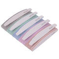 Professional Wholesale Nail File 80/100/180 extra Coarse zebra Grey Emery Board Custom Disposable Nail Nagelfeile 100/180