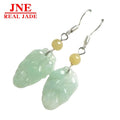 Jadeite One Piece of 925 Silver Jade Earrings