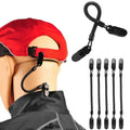 Adjustable Hat Clips Retainer Fishing Keeper With Cord for Golfing Fishing Boating Sailing Sports Cap Wind-proof Rope