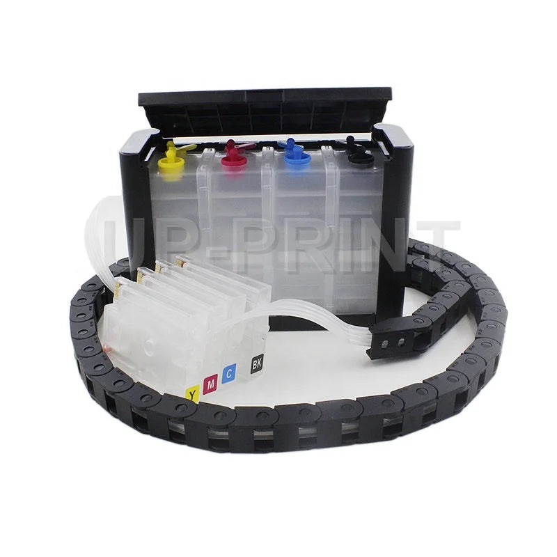 36 Inch CISS Kits for HP 711 711XL Designjet T120 T130 T520 T530 T125 T525 Printer Continuous Ink System with Chain for HP711