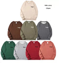 FEIBAI Factory Wholesale Custom LOGO 100% Cotton Crewneck Sweatshirts Women Plain Blank Women's Sweatshirt