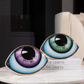 Merlin Living Gold Ceramic Eyes Decoration for Home Accessories Modern Luxury Ornament Living Room Decor for Office Table