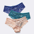 Factory Price European Lace Underwear Female Pure Desire Sexy Waist Without Trace Transparent Large Ladies Briefs Spot Wholesale MegaBDM