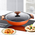 Non Stick Maifanshi Pot Double Ear Wok Household Wheat Rice Stone Pot No Oil Smoke Soup Pot for Induction Cooker