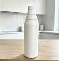 Food Grade 38mm Neck 1000ml 1L HDPE 75g Plastic Sauce Bottles 1 Liter Plastic Bottle for Kitchen Use Match with Sauce Syrup Pump