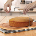 Wholesale Stainless Steel Silver Baking Adjustable 2 Wire Layer Cake Cutter and Leveler