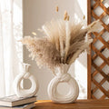 Wholesale Modern Minimalist Creative Ceramic Vase Ornaments Living Room Entrance TV Cabinet Ornaments Home Ceramic Vase