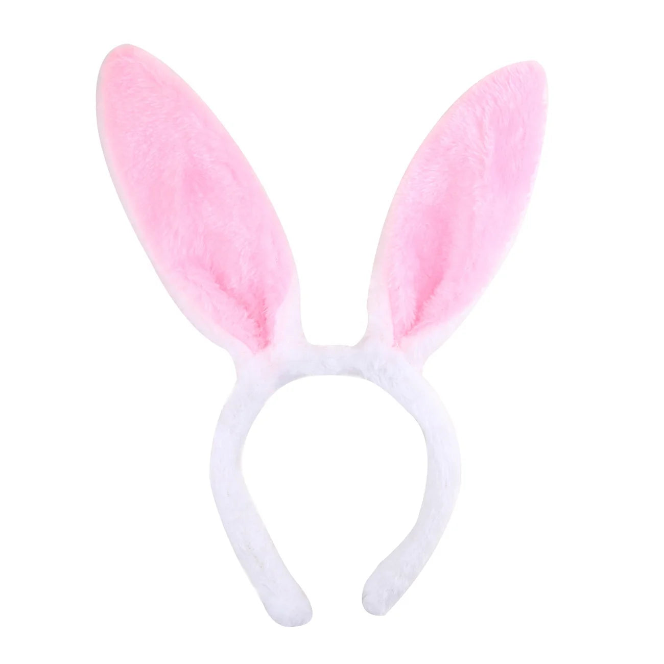 BSCI Audited Hair Accessories Factory Wholesale Cute Bunny Hair Band Sweet Party Hairbands 8 Colors Plush Rabbit Ears Headband