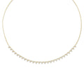 LOZRUNVE 925 Sterling Silver Trend Jewelry Fashion Diamond Tennis Charm Necklace Choker