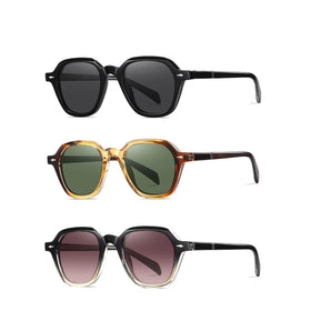 High Quality Manufacturer Wholesale Black TR90 Frame Acetate Temple Newest Fashion Sunglasses for Women