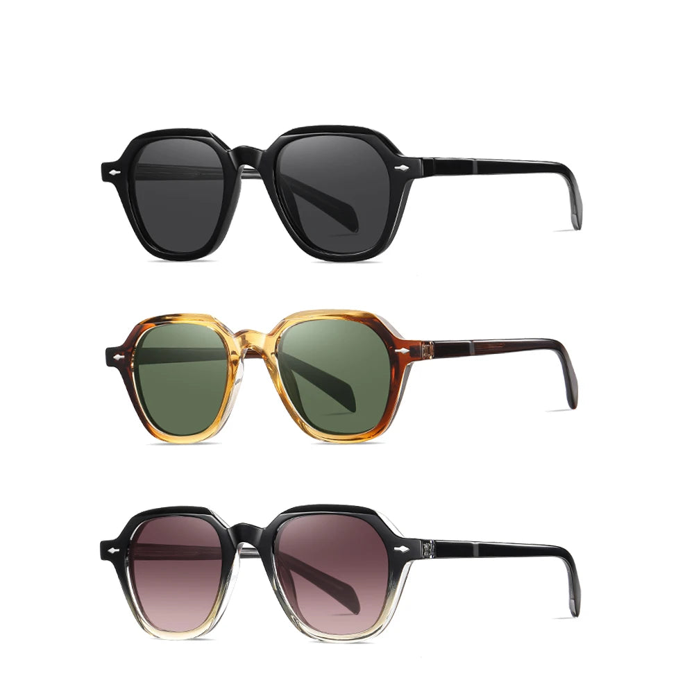 High Quality Manufacturer Wholesale Black TR90 Frame Acetate Temple Newest Fashion Sunglasses for Women