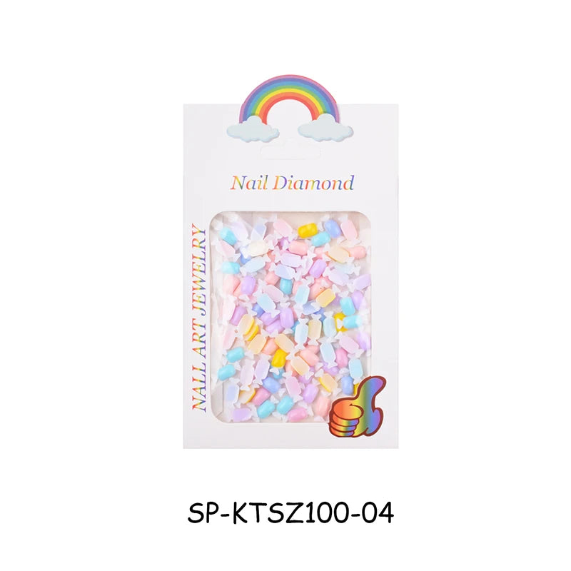 Wholesale Resin Dly Candy Nail Charms Lovely Nail Decoration Art Nail Supplier
