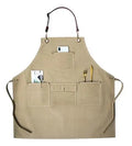 E-L281 Wholesale Colorful Cotton Polyester Waterproof Chef Cafe BBQ Food Cooking Cleaning Aprons Custom Logo Kitchen Apron
