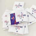LOW MOQ Polyester Washable Woven Clothing Labels with End Fold for Wholesale