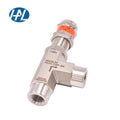 HAL-LOK FCAN Female Proportional Relief Valve Stainless Steel Manual Power Liquid Gas Service Safety Structure General