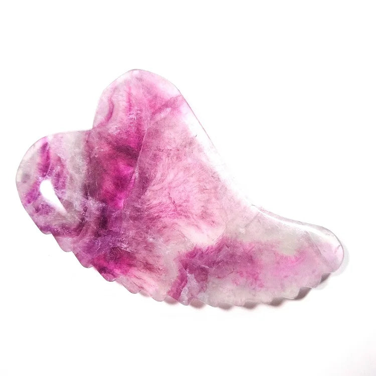 DIY NEW Style Gua Sha Jade Fluorite Guasha Tool Set