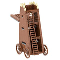 MOC5012 224pcs Leguoguo Medieval Wars Ladder Car Building Kit Mini Action Figures Building Blocks Toys Building Kit 21325