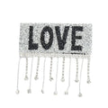 Free Sample Eco-Friendly 3D Iron-On Rhinestone Patch with Heat Transfer Technology Crystal Appliques for Bags/Shoes/Garments