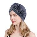 Supply Wholesale Price Promotional Novel Design Low Price OEM China Fashion Flower Turban for Women