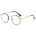 Fashion Metal Optical Eyewear Frame Eyeglasses Round Eye protection Computer Glasses Anti Blue Light Blocking Glasses