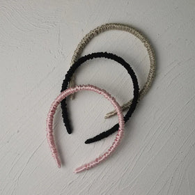Pure Color Silk Eco-Friendly Reusable Soft Elastic Hair Bands Scrunchies