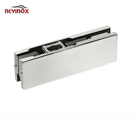 In Stock Stainless Steel Cover Plate Clamp Glass Door Bottom Patch Fitting for Frameless Glass Door