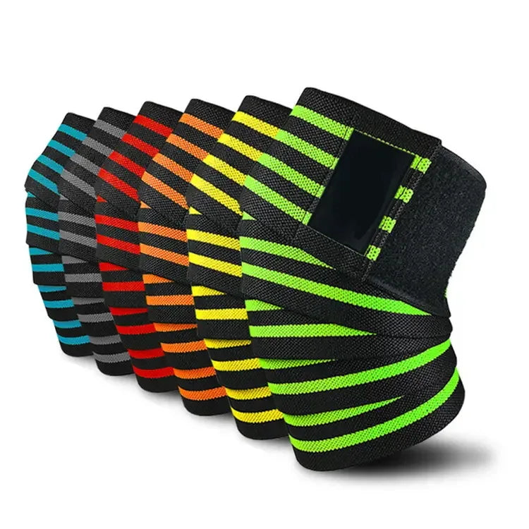 Wrapping Pressure Lifting Knee Pads Straps Deep Squat Training Freely Adjustable High Elasticity Knitted Breathable